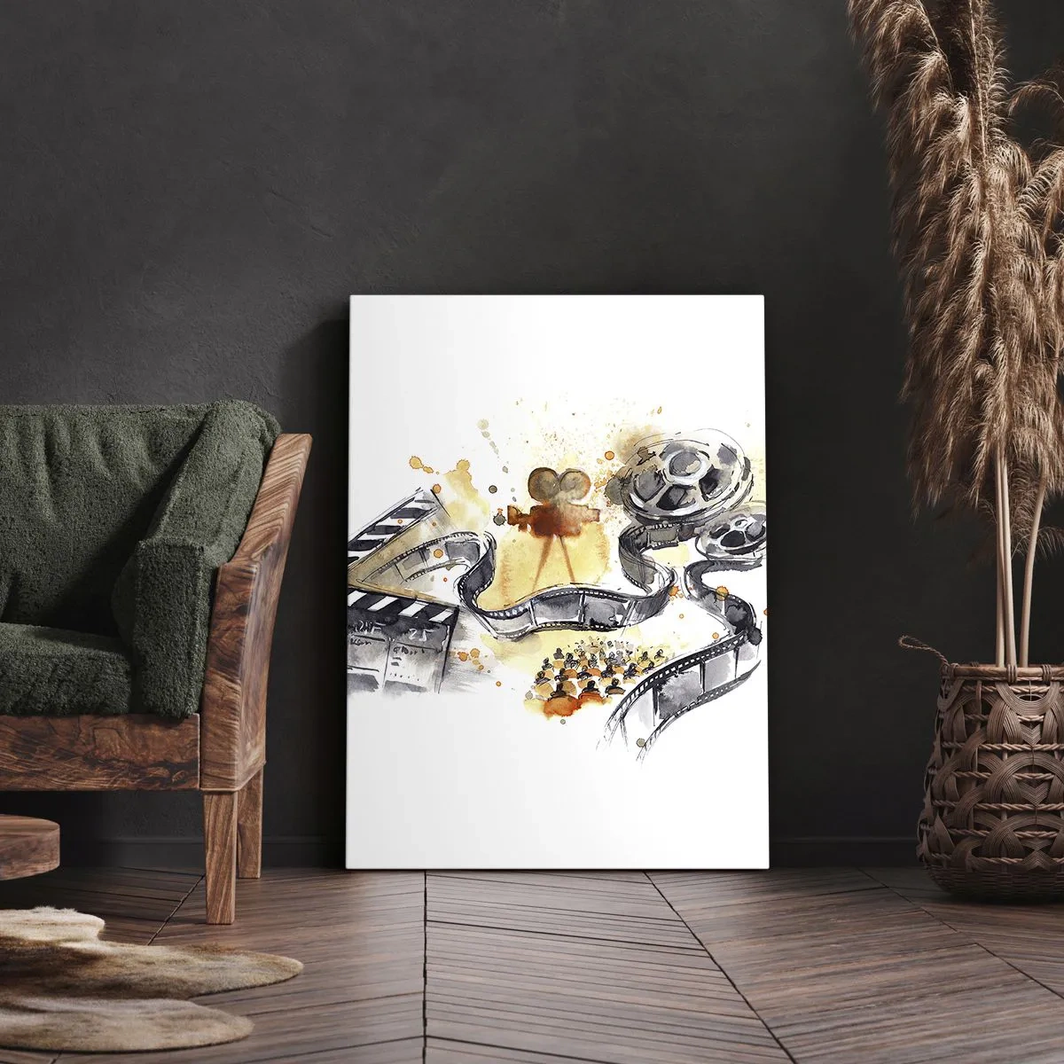 Lærredstryk - Billede på lærred - I drømmeland - 55x100 cm