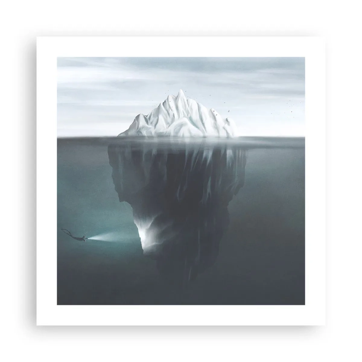 Plakat - Undervands-mysterium - 50x50 cm