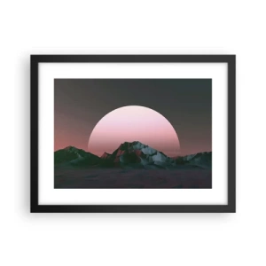 Plakat i sort ramme - I en nabogalakse - 40x30 cm