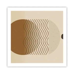 Plakat - Om geometriske figurers oprindelse - 60x60 cm