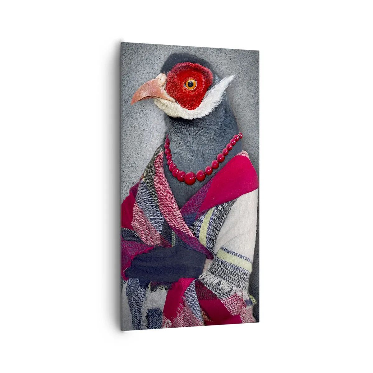 Lærredstryk - Billede på lærred - Hvad laver jeg her?! - 65x120 cm