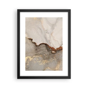 Plakat i sort ramme - På farvegrænsen - 30x40 cm