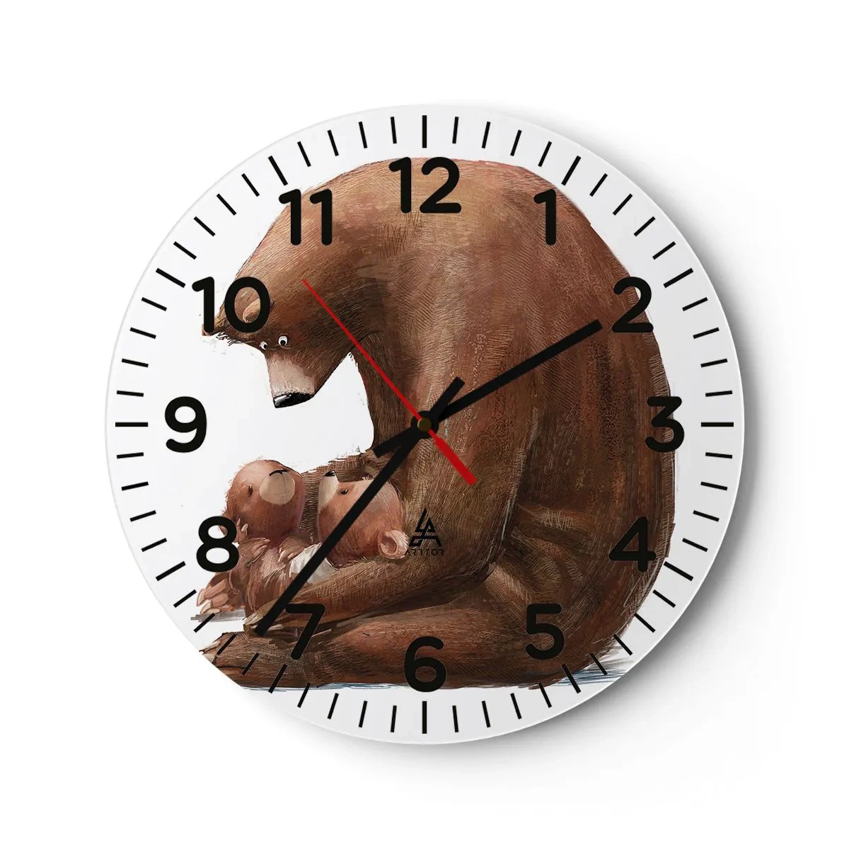 Vægur, Uret - Drøm sødt, børn - 30x30 cm