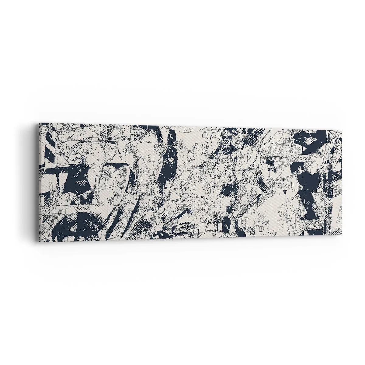 Lærredstryk - Billede på lærred - Modsætningernes gennemtrængning - 90x30 cm