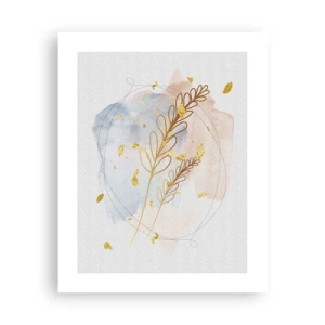 Plakat - En gylden eksplosion - 40x50 cm