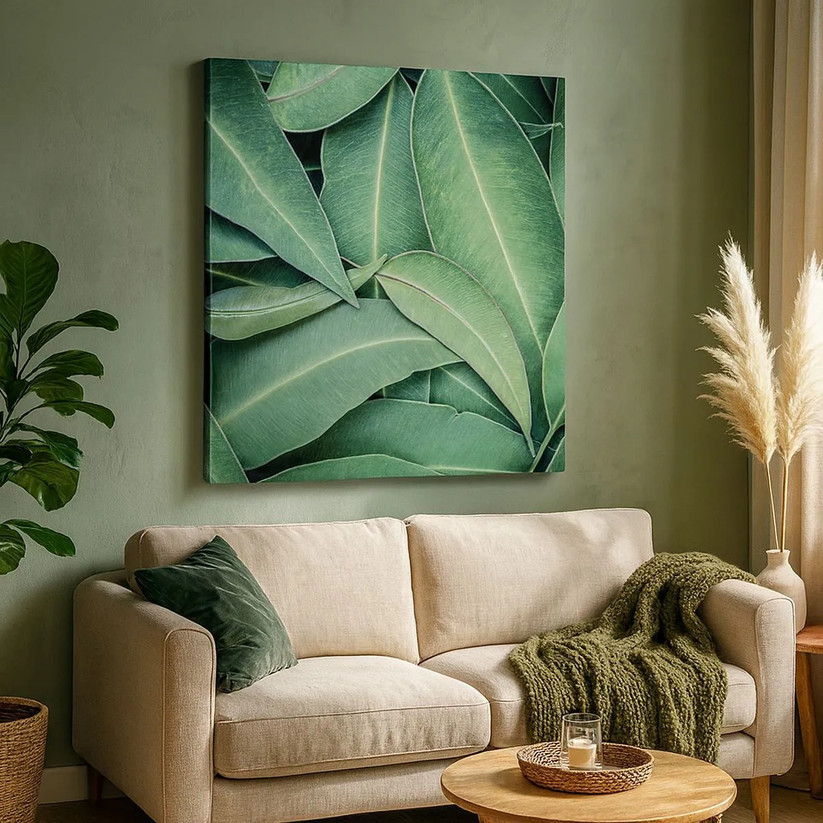 Lærredstryk - Billede på lærred - Saftig og frisk - 30x30 cm