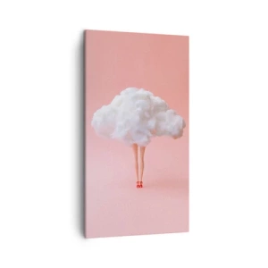 Lærredstryk - Billede på lærred - Et sødt løfte - 45x80 cm