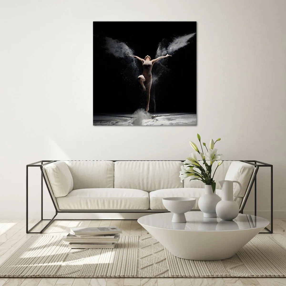 Billede på glas - Elfer findes - 30x30 cm