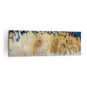 Lærredstryk - Billede på lærred - Moderne komposition med gnist - 160x50 cm