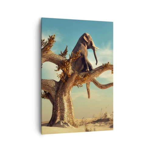 Lærredstryk - Billede på lærred - Et nyt synspunkt - 70x100 cm