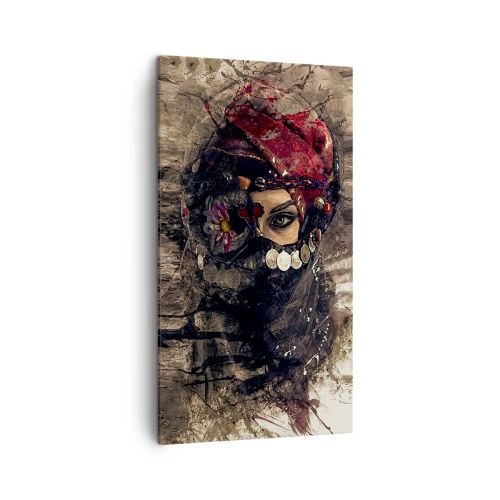 Lærredstryk - Billede på lærred - Foruroligende for at sige det mildt - 45x80 cm