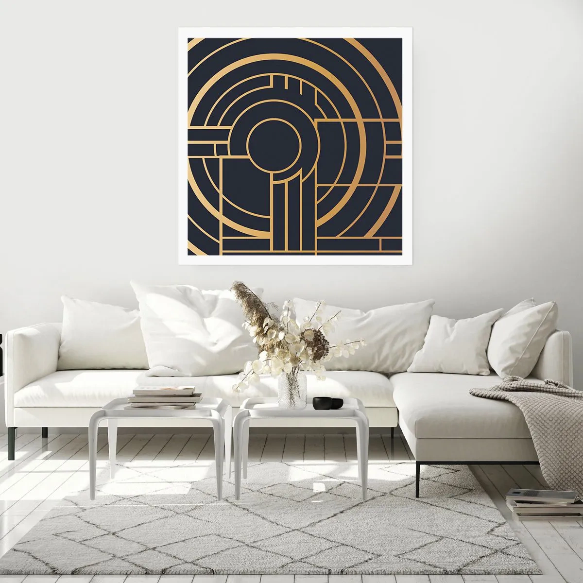 Plakat - At vende tingene på hovedet - 50x50 cm