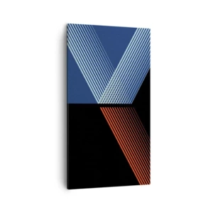 Lærredstryk - Billede på lærred - En simpel historie - 45x80 cm