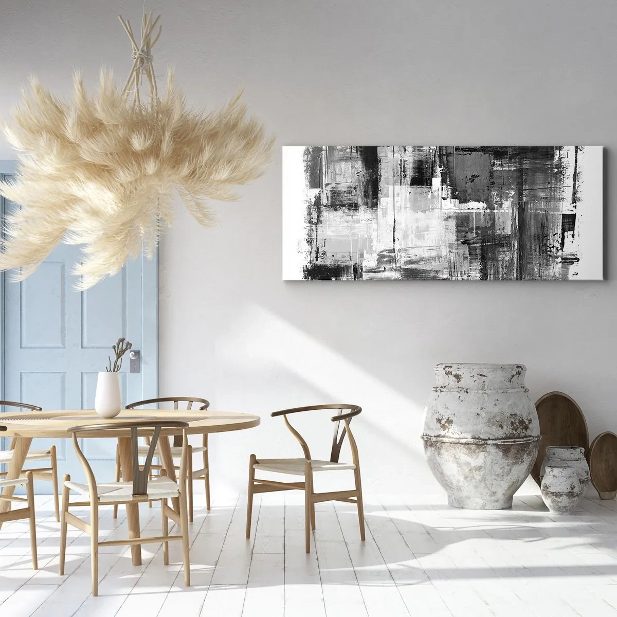 Lærredstryk - Billede på lærred - Gråt er smukt - 120x50 cm