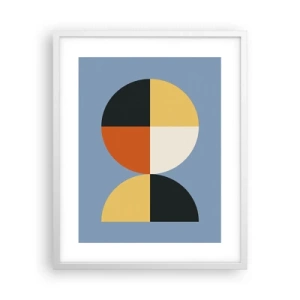 Plakat i hvid ramme - Se og tæl - 40x50 cm