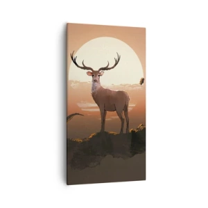 Lærredstryk - Billede på lærred - Denne aften er ikke som alle andre - 55x100 cm