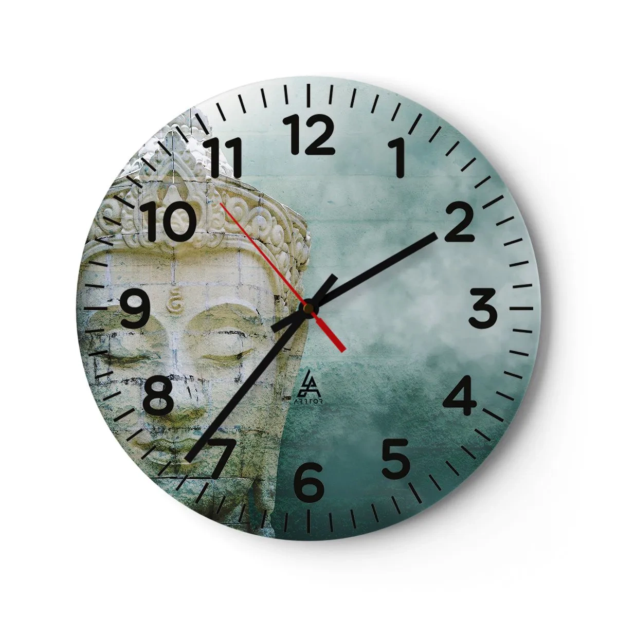 Vægur, Uret - På jagt efter lys - 40x40 cm