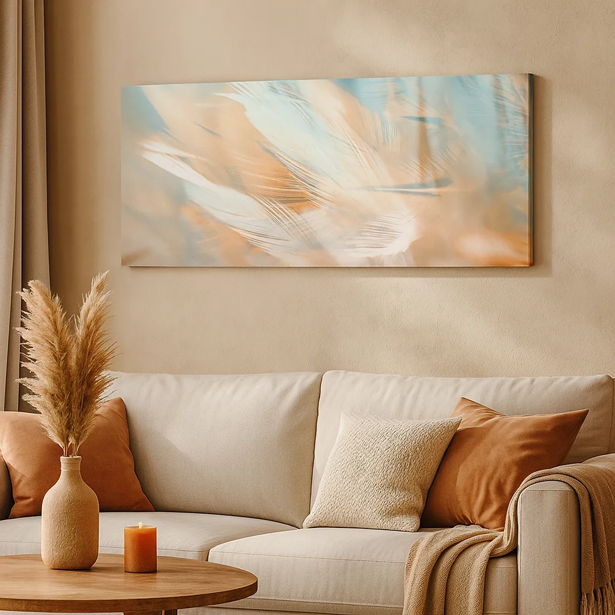 Lærredstryk - Billede på lærred - I mildhedens land - 30x30 cm