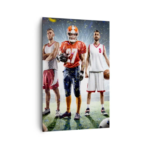 Lærredstryk - Billede på lærred - Gladiatorer på spillepladsen - 80x120 cm