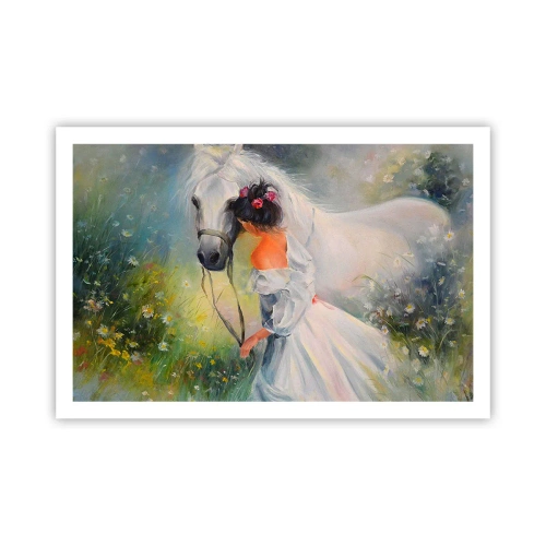 Plakat - Som fra en smuk drøm - 91x61 cm