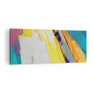 Lærredstryk - Billede på lærred - Lysets anatomi - 100x40 cm