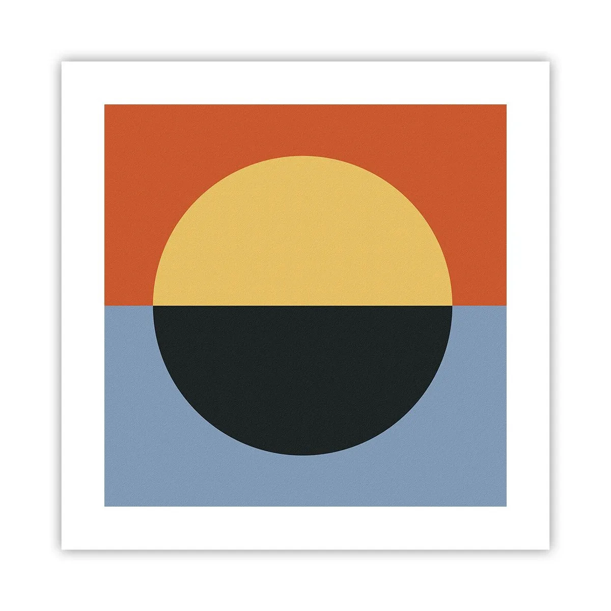 Plakat - En sammensætning af varme og kølighed - 40x40 cm
