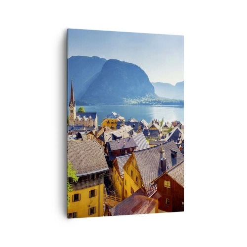 Lærredstryk - Billede på lærred - Det kunne ikke være mere malerisk - 70x100 cm