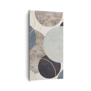 Lærredstryk - Billede på lærred - Hjul efter hjul - 65x120 cm