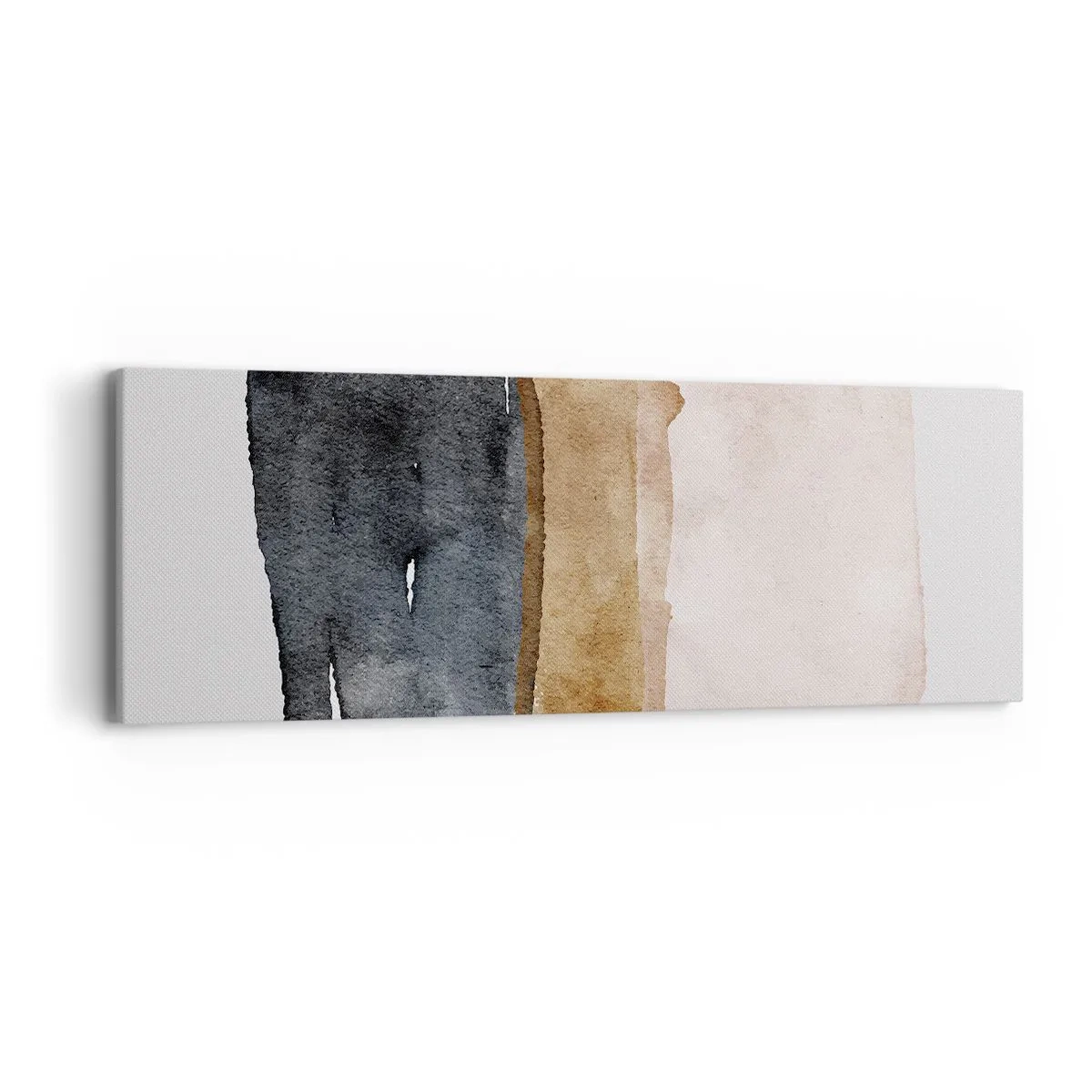 Lærredstryk - Billede på lærred - Sammensætning af jordfarver - 90x30 cm