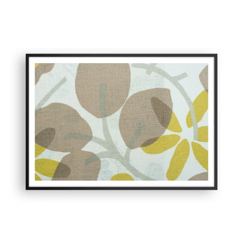 Plakat i sort ramme - Komposition i solskinnet - 100x70 cm