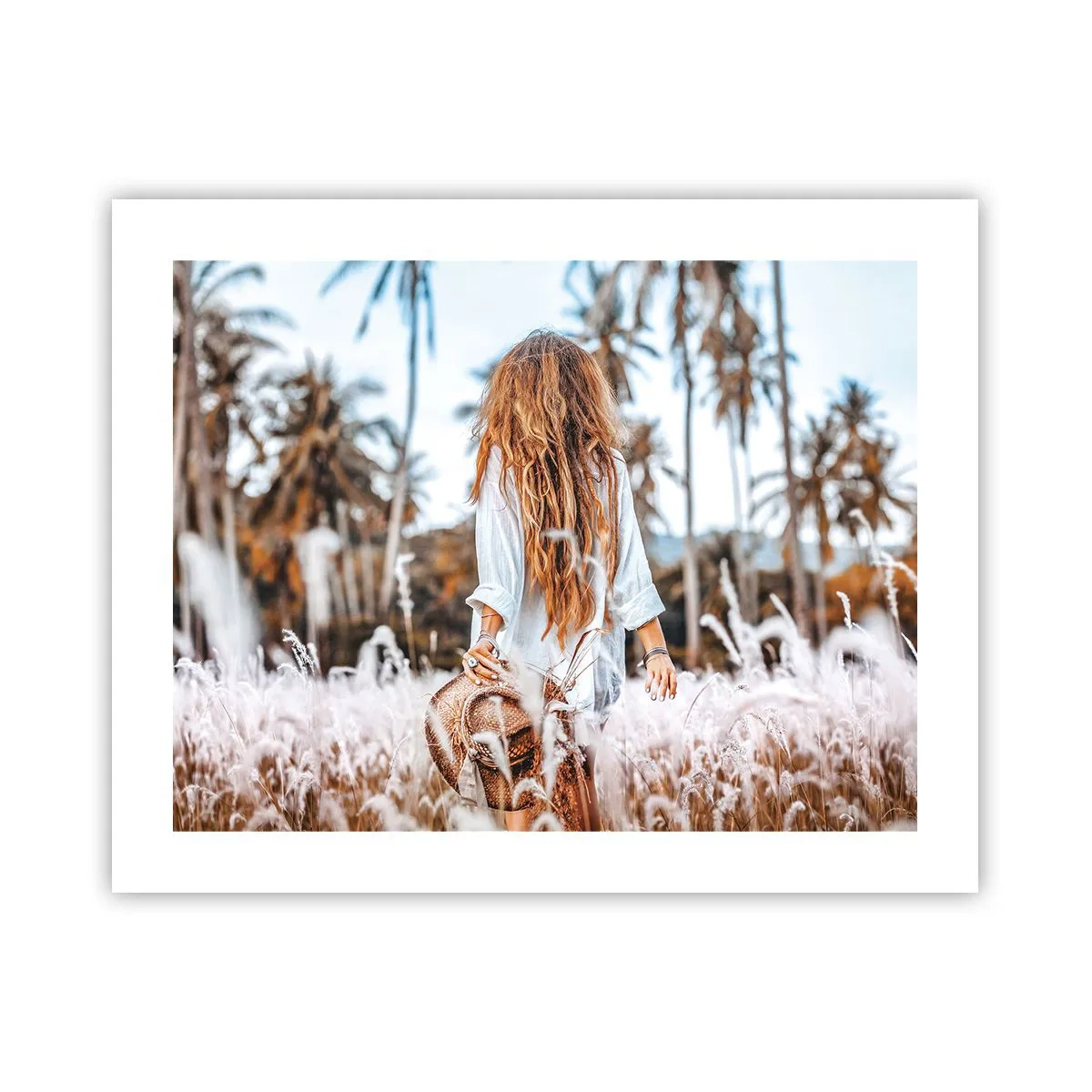 Plakat - Født af græsdun - 50x40 cm