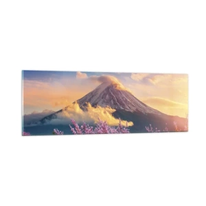 Billede på glas - Japansk hellighed - 90x30 cm