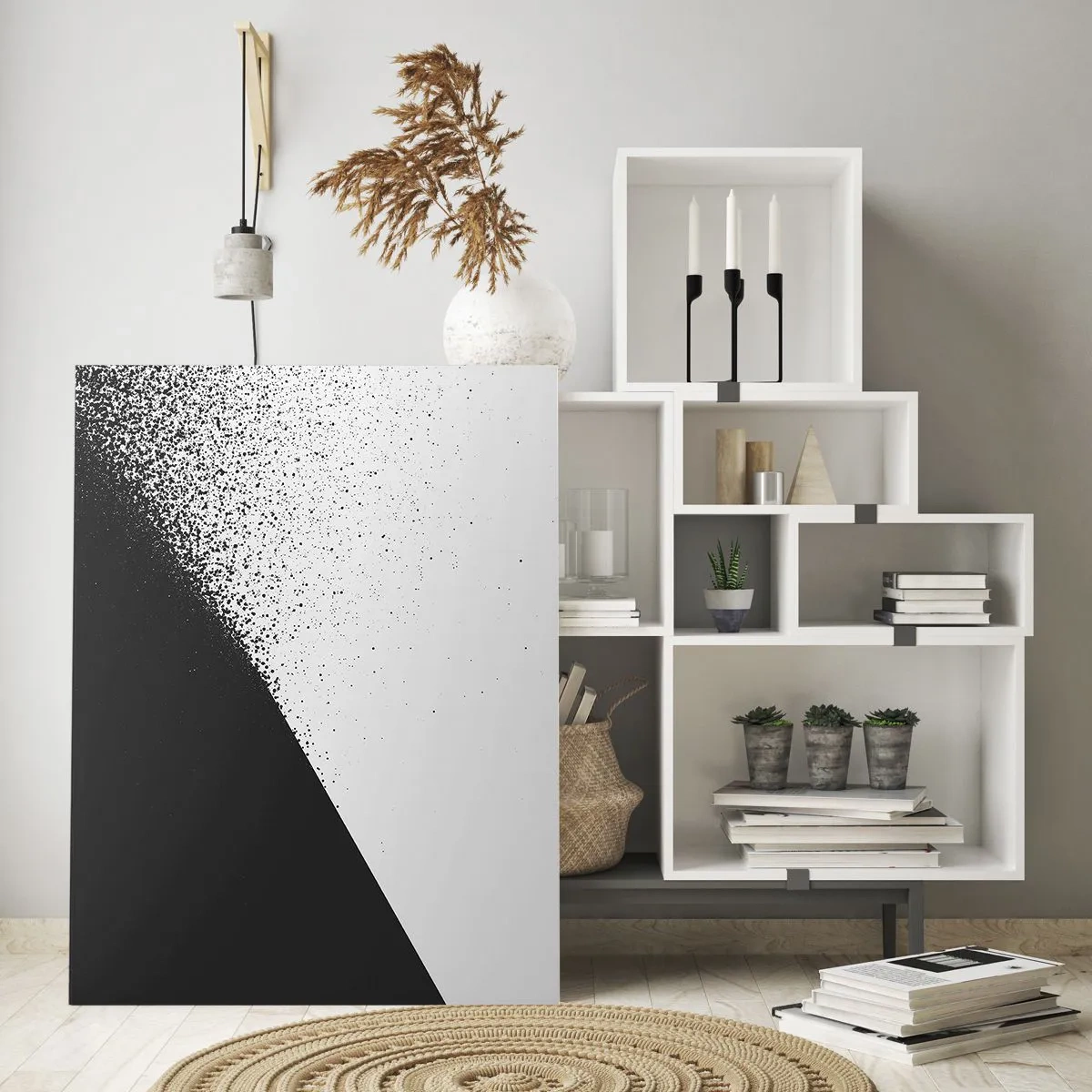 Billede på glas - Hurtigere og hurtigere, mere og mere - 50x70 cm