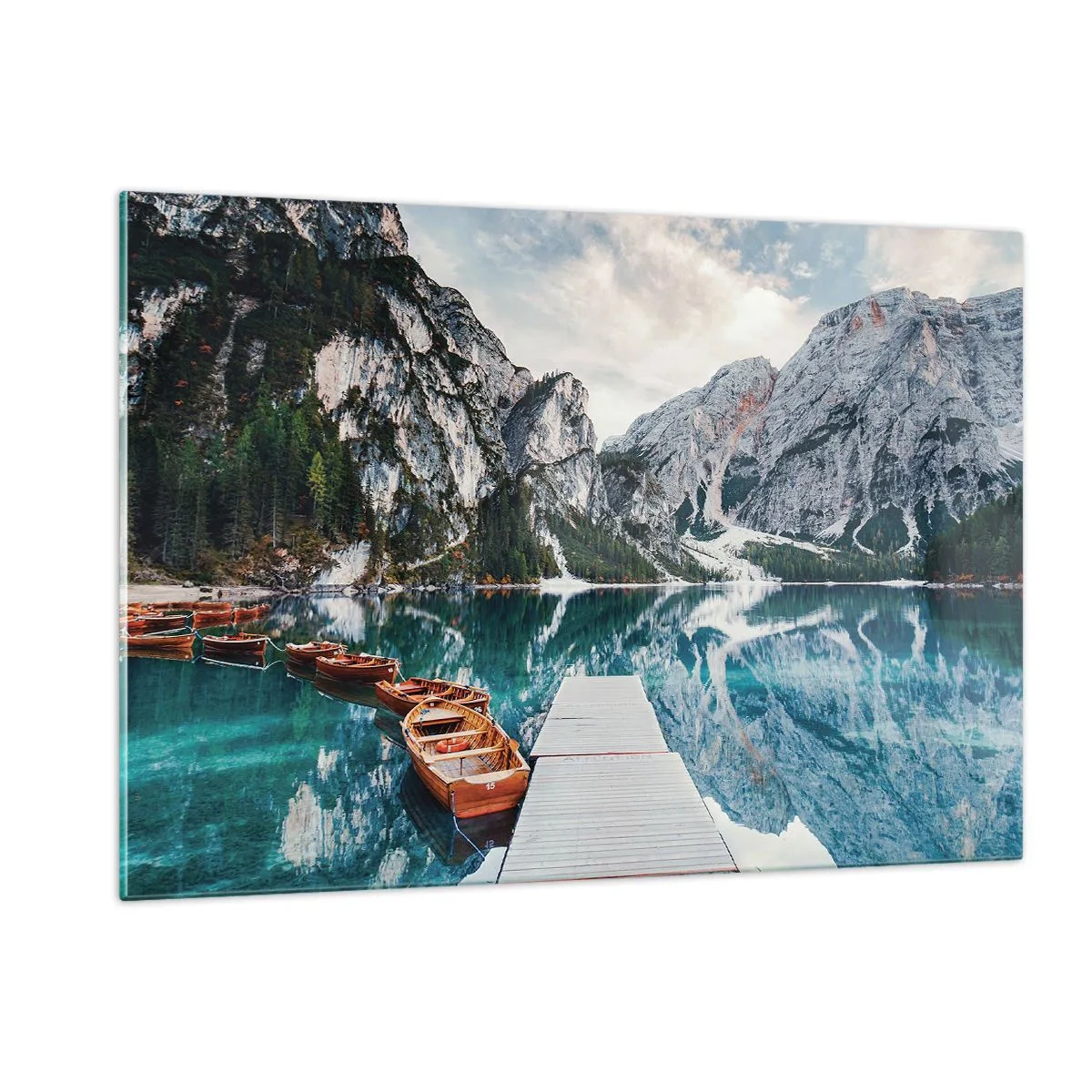 Billede på glas - Vi vil vise dig skønheden - 120x80 cm