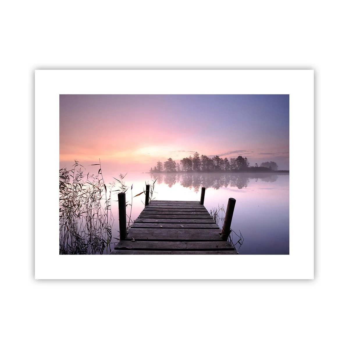 Plakat - Ud af den lilla tåge... - 40x30 cm