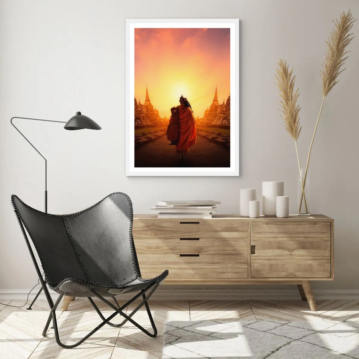 Plakat i hvid ramme - I fred for evigt - 50x70 cm