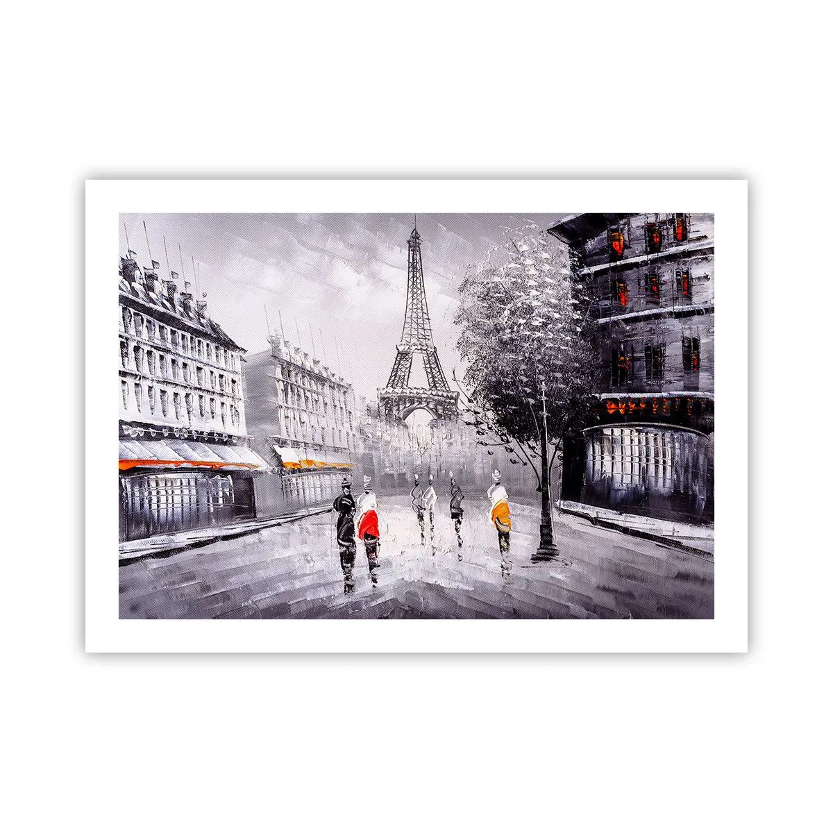 Plakat - En parisisk spadseretur - 70x50 cm