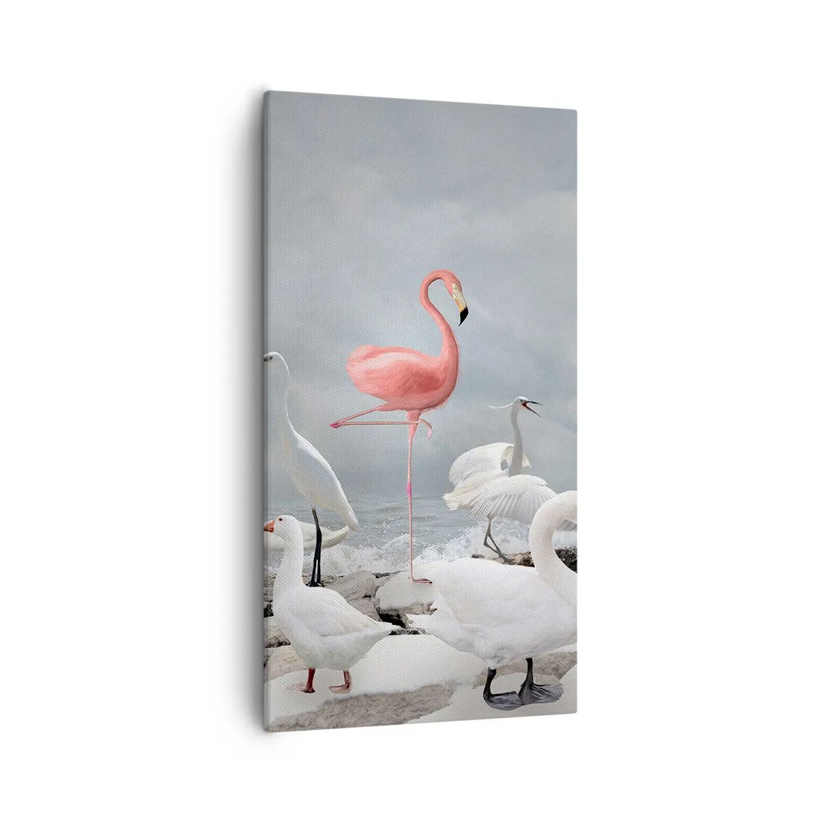 Lærredstryk - Billede på lærred - Hvor kommer jeg fra? - 55x100 cm