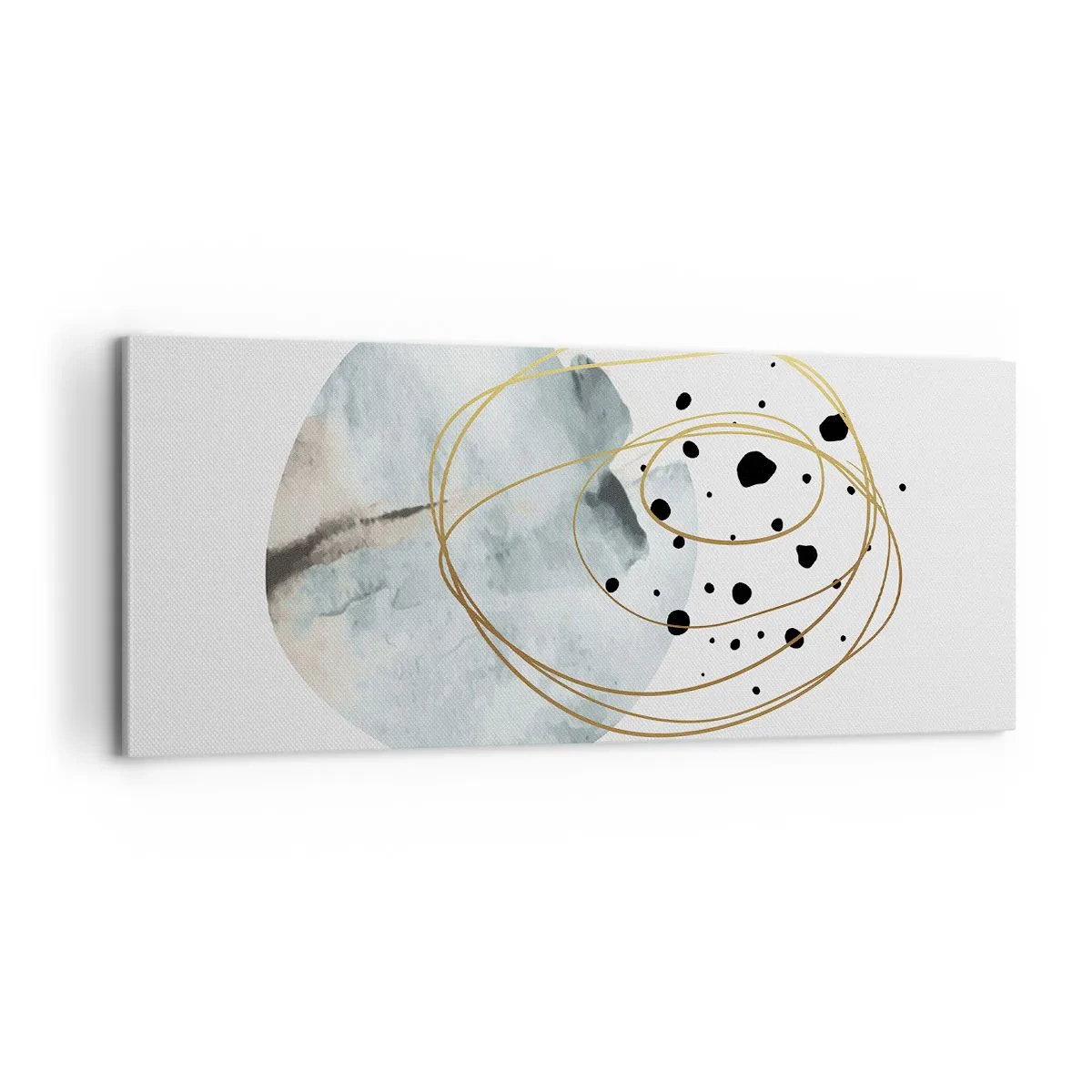 Lærredstryk - Billede på lærred - I rummets favntag - 100x40 cm