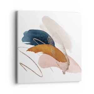 Lærredstryk - Billede på lærred - Bevinget sammensætning - 40x40 cm