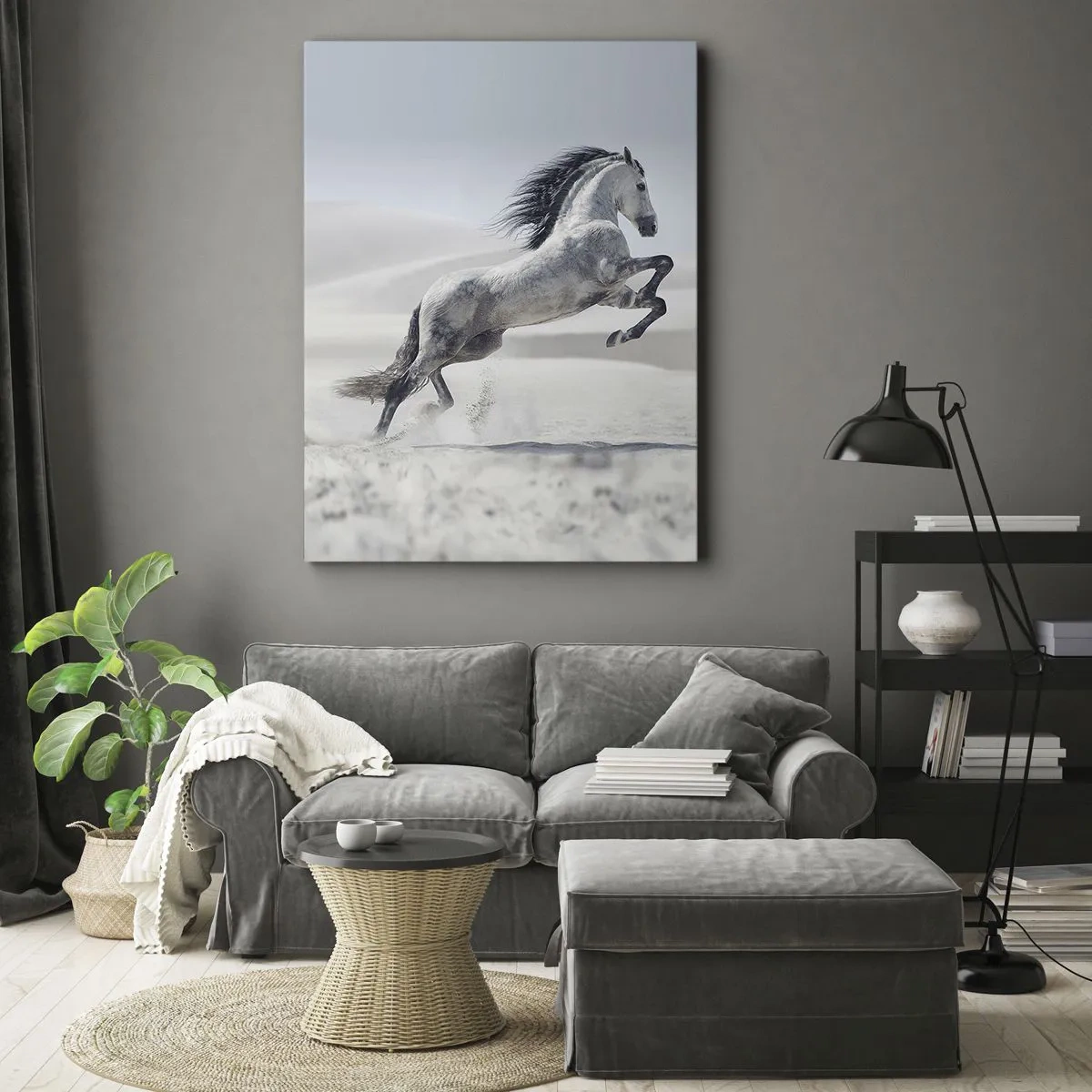 Lærredstryk - Billede på lærred - Arabisk prins - 80x120 cm