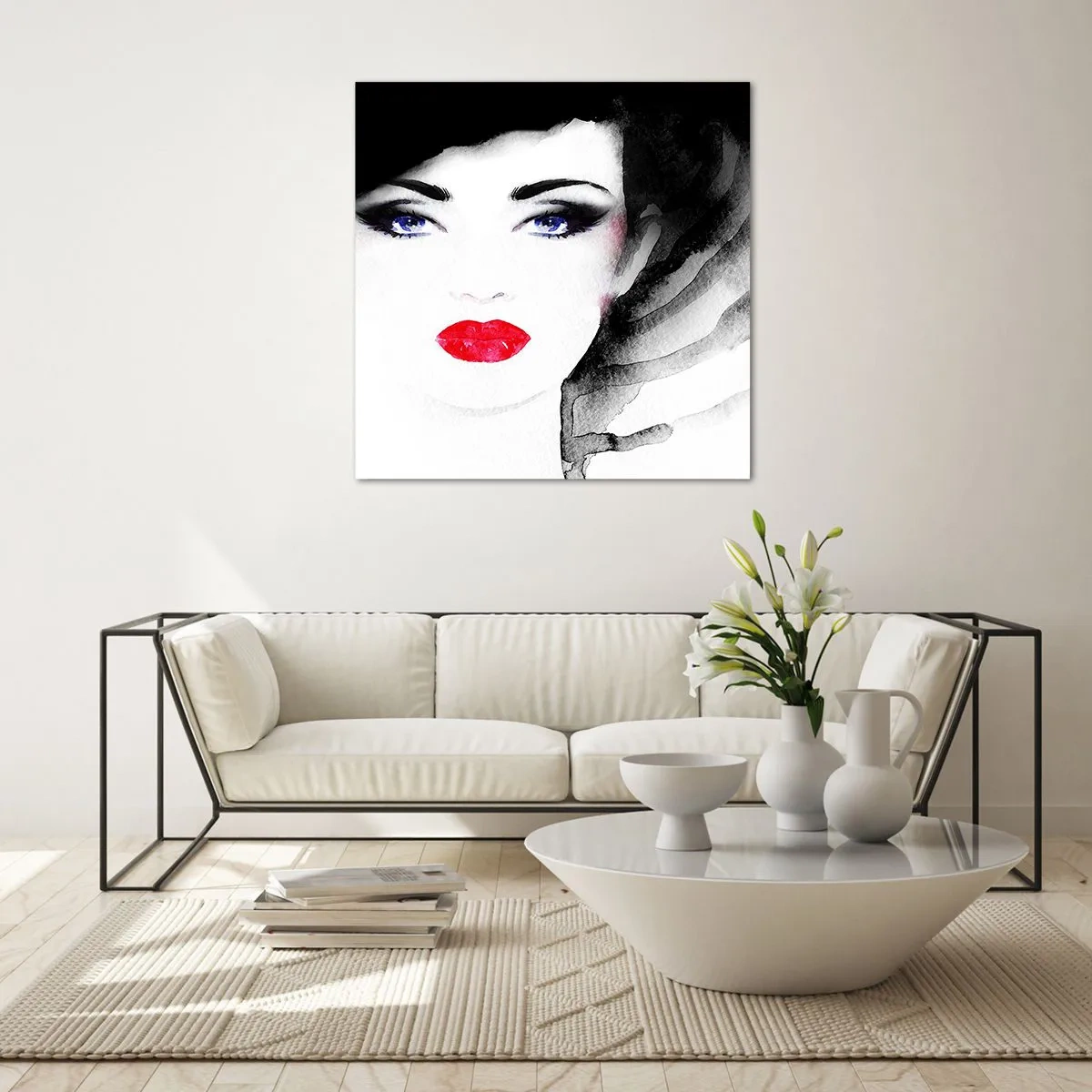 Billede på glas - Afviser og tilkalder - 30x30 cm