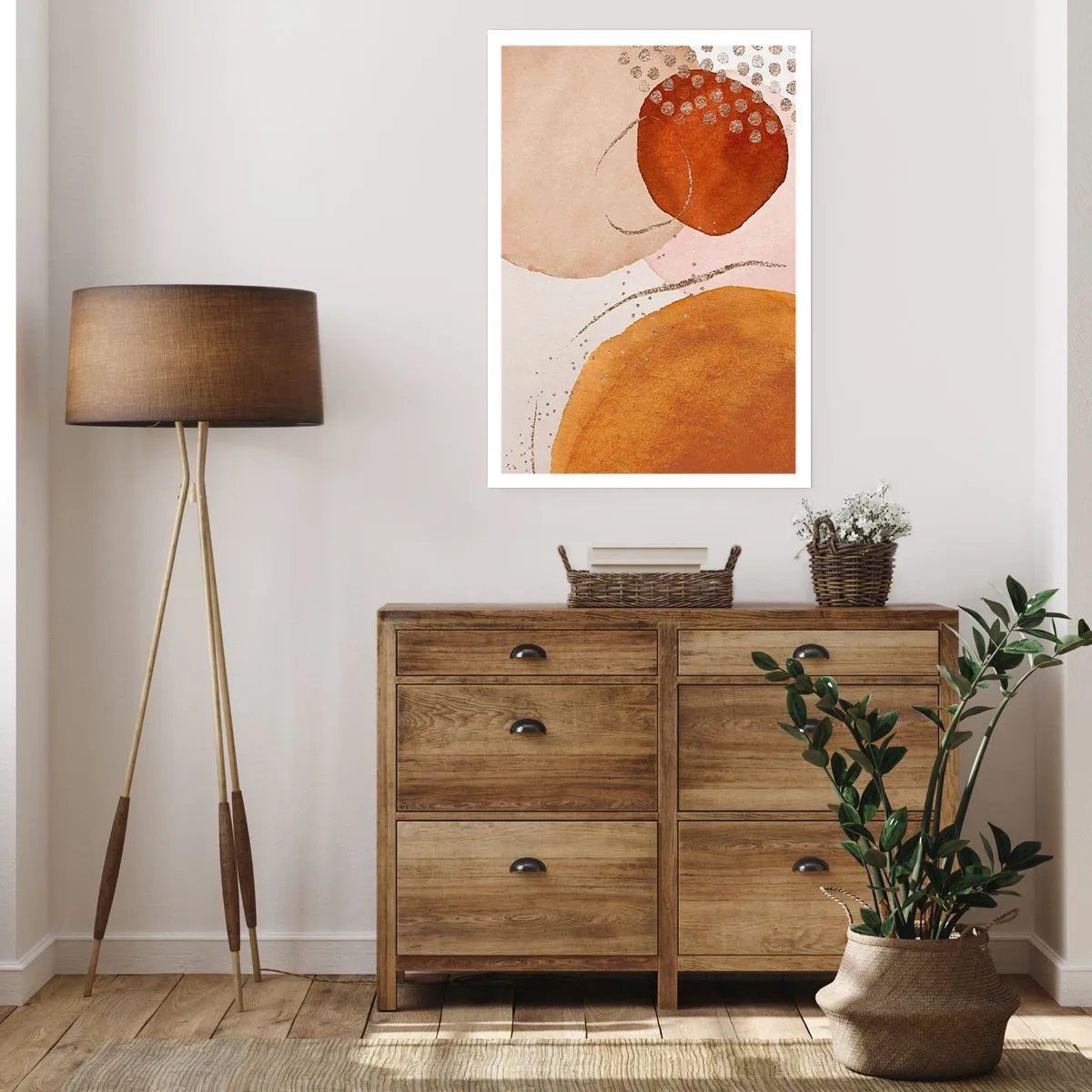 Plakat - Rundhed og bevægelse - 61x91 cm