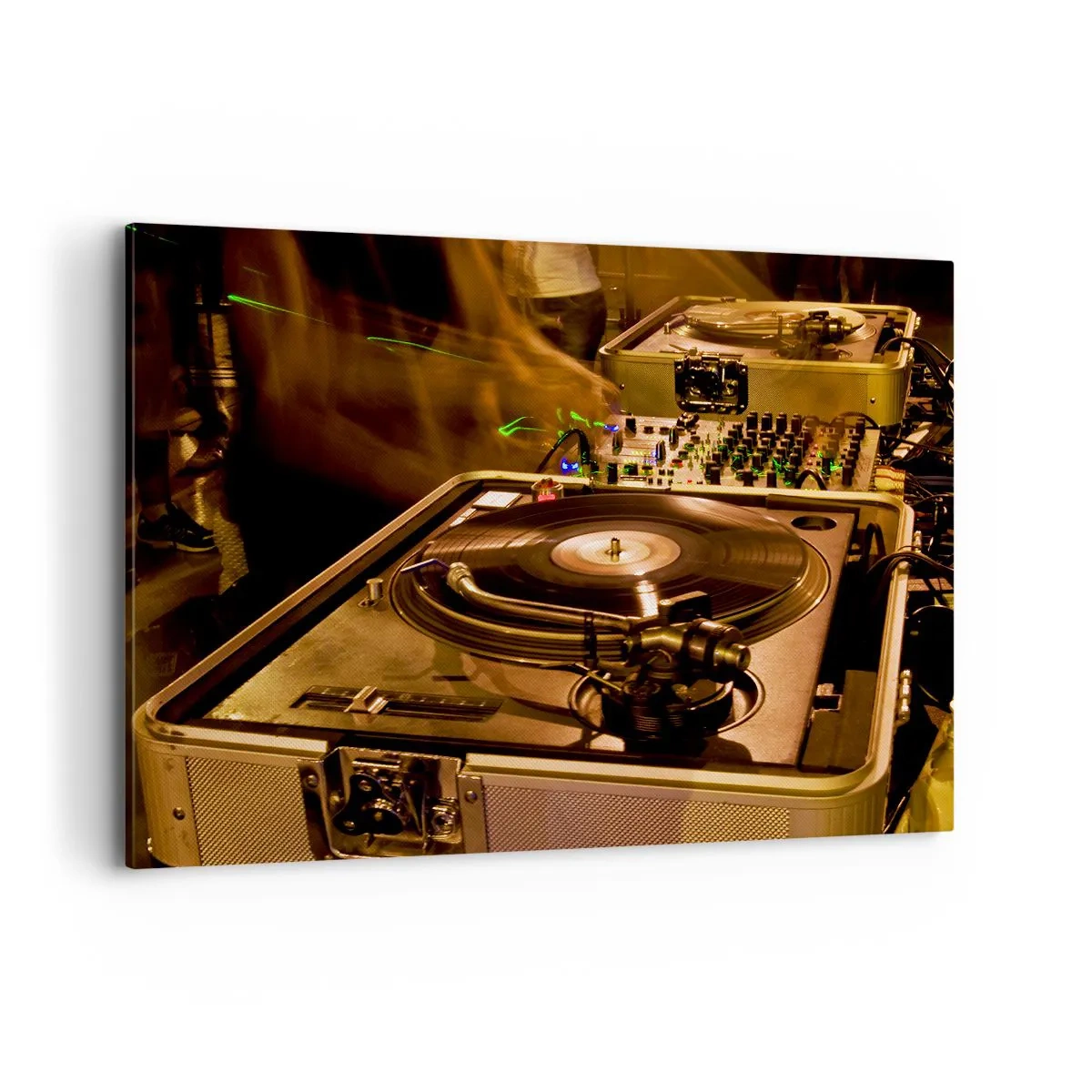 Lærredstryk - Billede på lærred - Kan du mærke kraften? - 120x80 cm