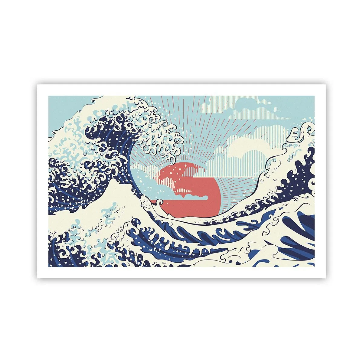 Plakat - Fra japanske inspirationer - 91x61 cm