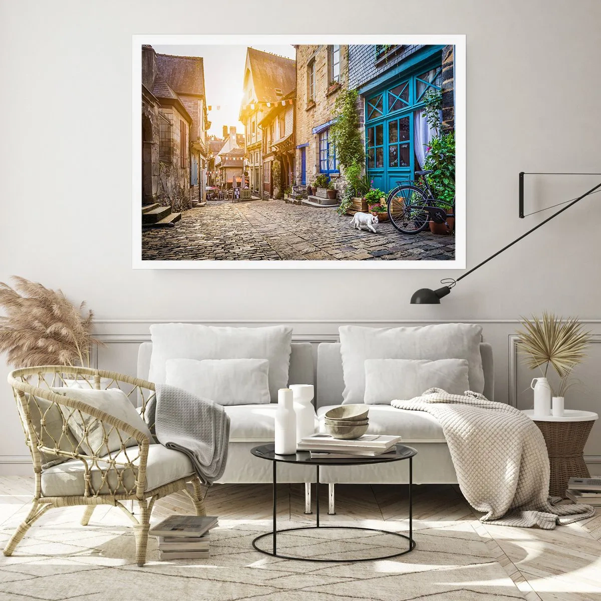 Plakat - Byens hvide spøgelse - 40x30 cm