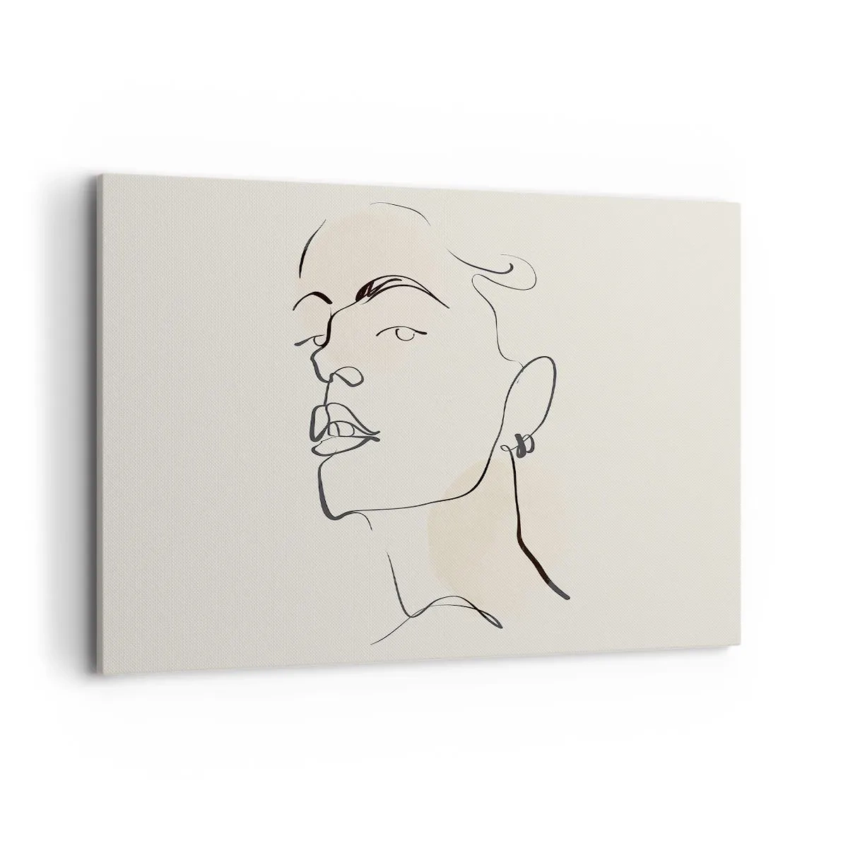 Lærredstryk - Billede på lærred - Et stolt blik - 120x80 cm