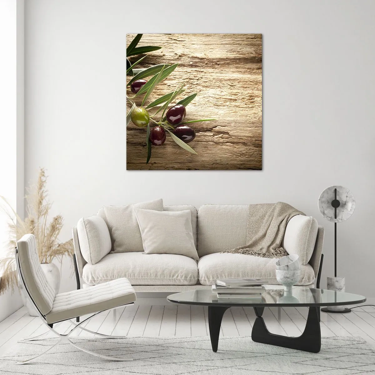 Billede på glas - Lige fra naturen - 40x40 cm