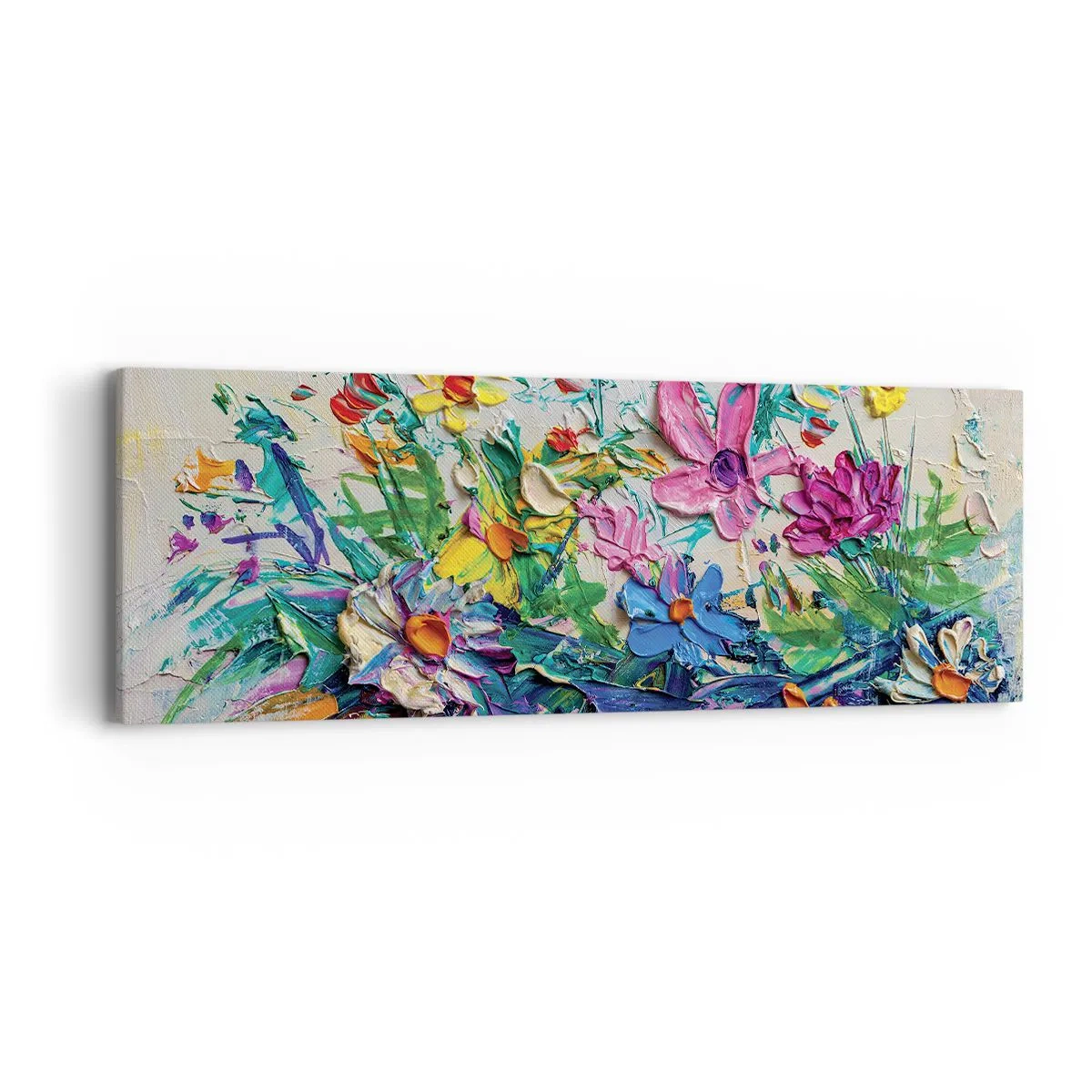 Lærredstryk - Billede på lærred - Overhovedet ikke et stilleben - 90x30 cm