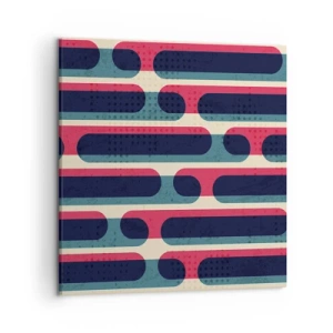 Lærredstryk - Billede på lærred - Indad og fremad - 50x50 cm